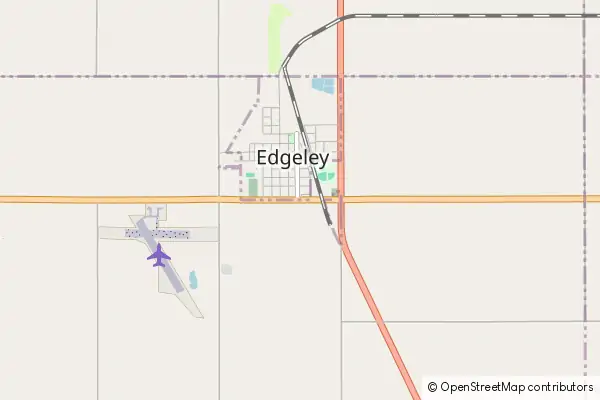 Mapa Edgeley