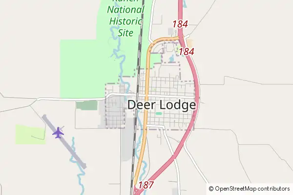 Mapa Deer Lodge