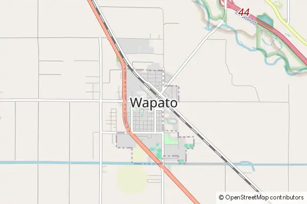 Mapa Wapato