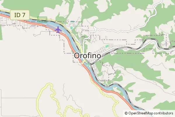 Mapa Orofino