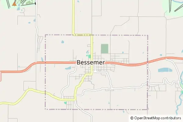 Mapa Bessemer