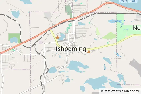 Mapa Ishpeming