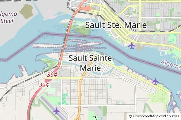 Mapa Sault Ste. Marie