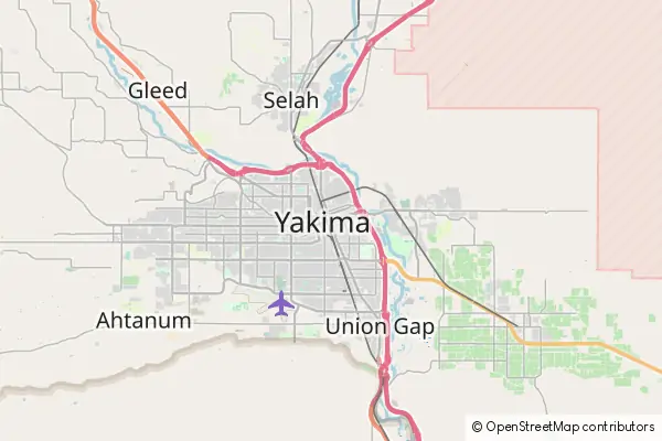 Mapa Yakima