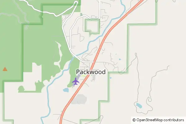 Mapa Packwood