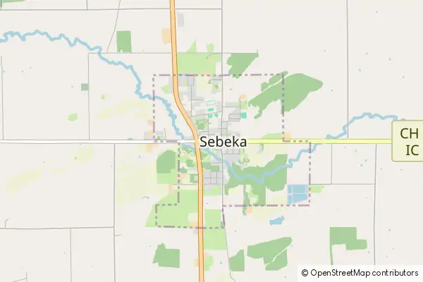 Mapa Sebeka