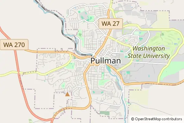 Mapa Pullman