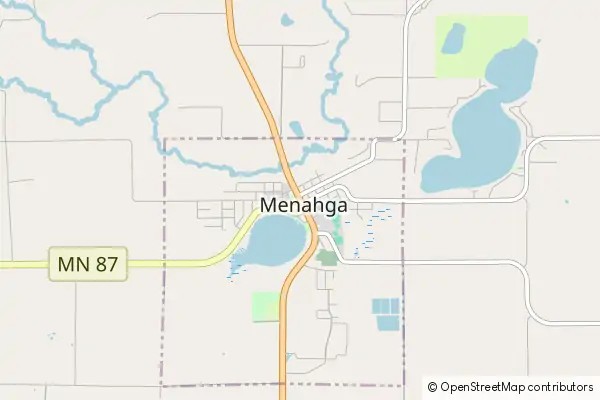 Mapa Menahga