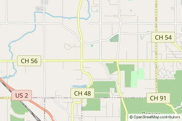 Mapa Hermantown