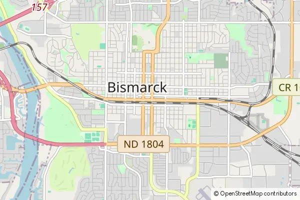 Mapa Bismarck