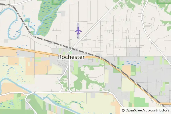 Mapa Rochester