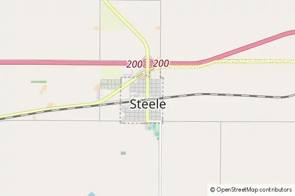 Mapa Steele