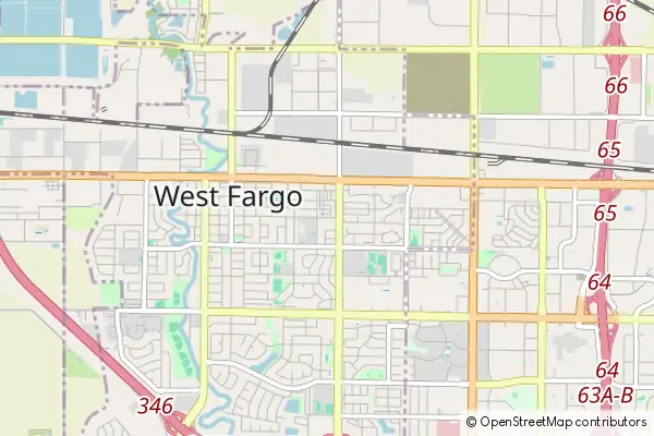 Mapa West Fargo