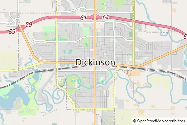 Mapa Dickinson