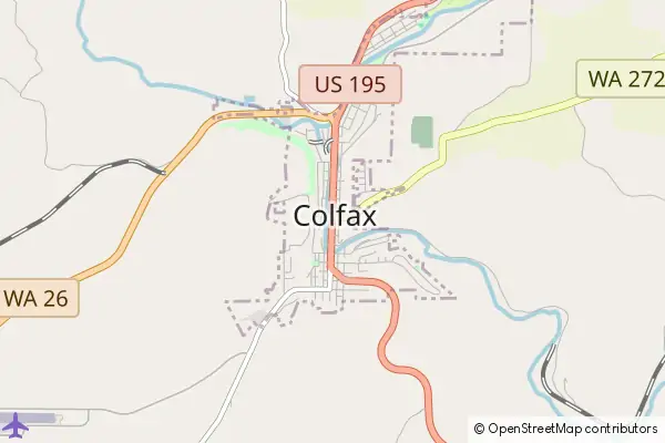 Mapa Colfax