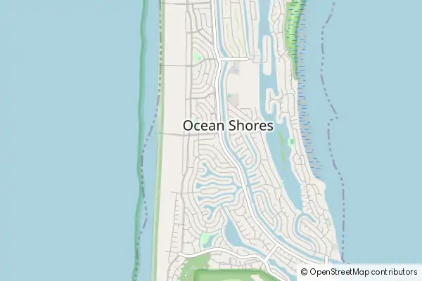 Mapa Ocean Shores