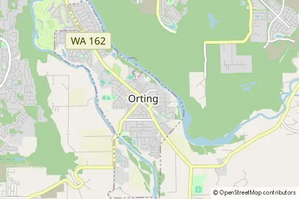 Mapa Orting