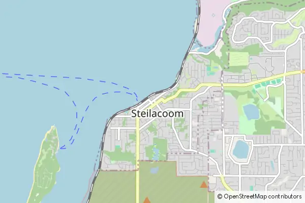 Mapa Steilacoom