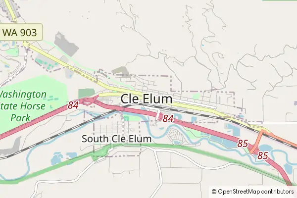 Mapa Cle Elum