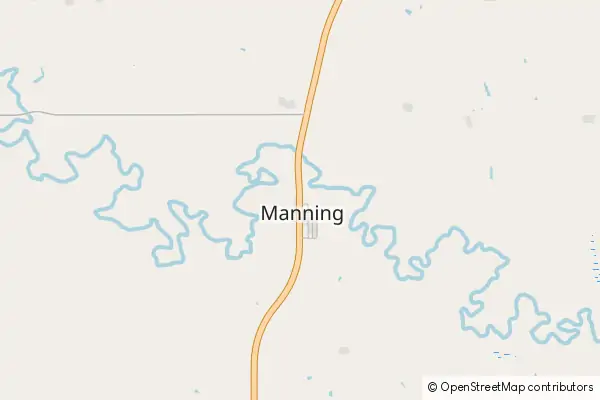 Mapa Manning