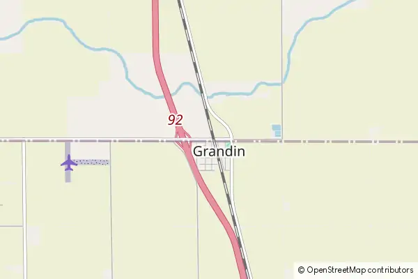 Mapa Grandin