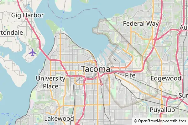 Mapa Tacoma