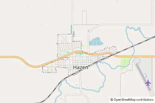 Mapa Hazen