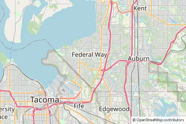 Mapa Federal Way