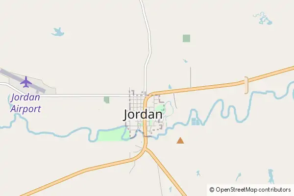 Mapa Jordan