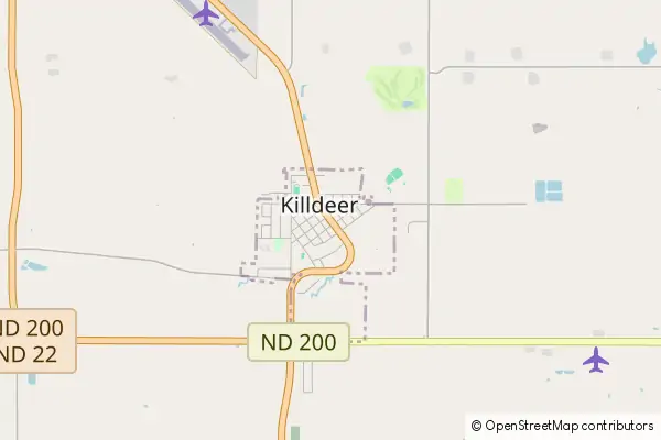 Mapa Killdeer