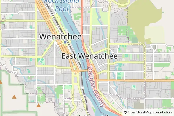 Mapa East Wenatchee