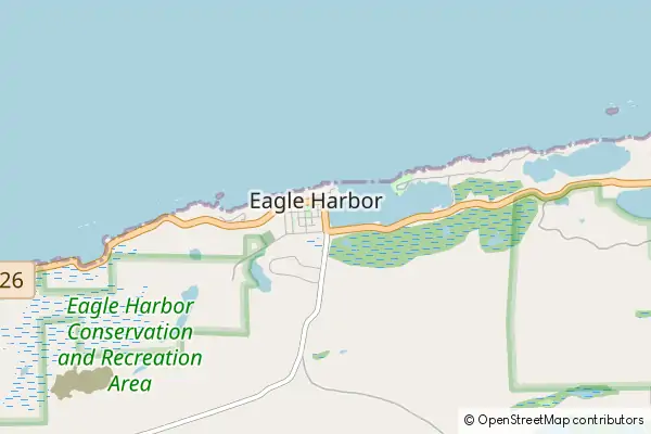 Mapa Eagle Harbor