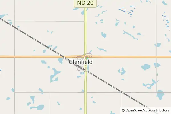 Mapa Glenfield