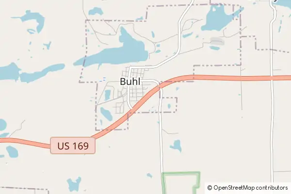 Mapa Buhl