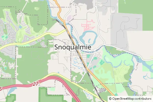 Mapa Snoqualmie