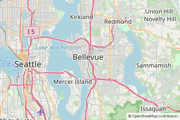 Mapa Bellevue