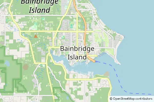 Mapa Bainbridge Island