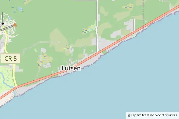 Mapa Lutsen