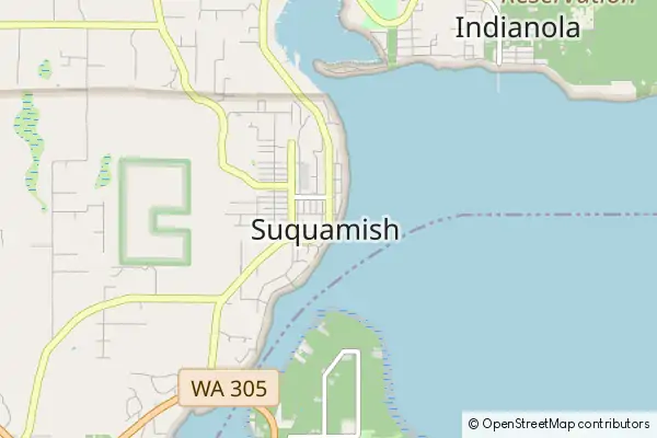 Mapa Suquamish