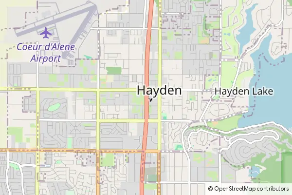 Mapa Hayden