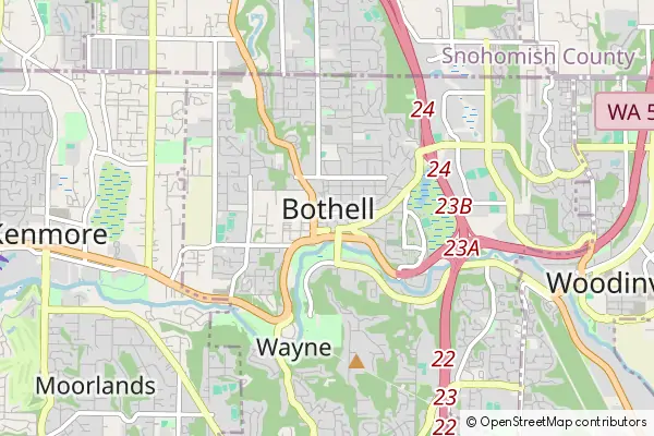 Mapa Bothell