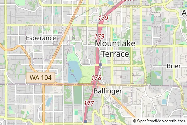 Mapa Mountlake Terrace