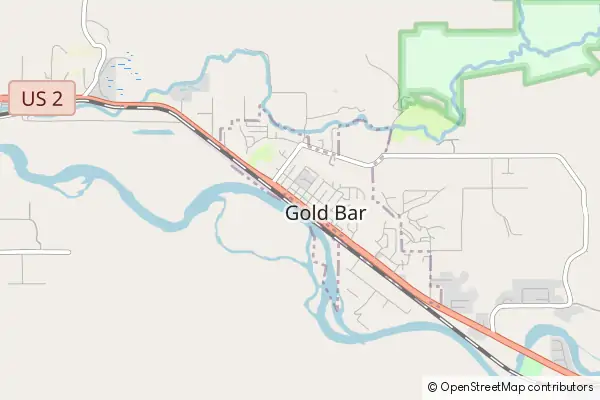 Mapa Gold Bar