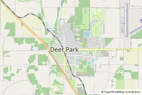 Mapa Deer Park