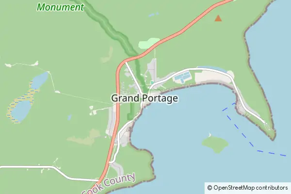 Mapa Grand Portage