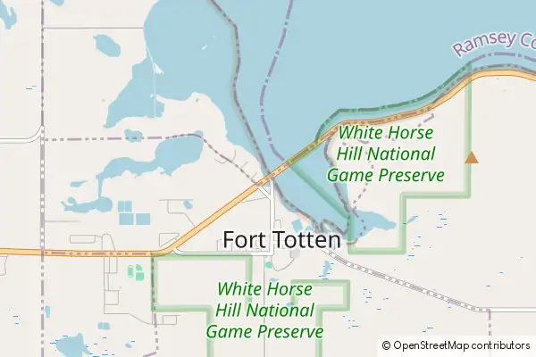 Mapa Fort Totten