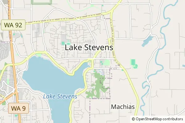 Mapa Lake Stevens