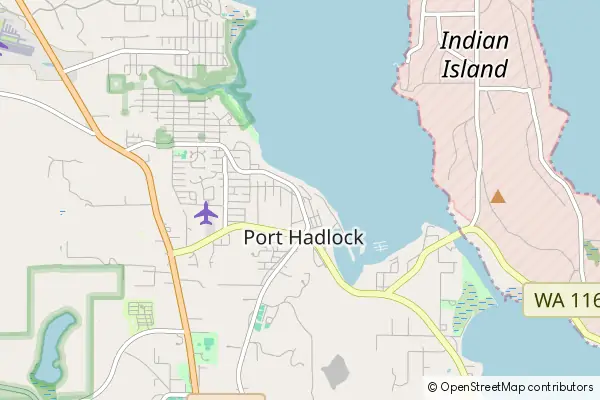 Mapa Port Hadlock