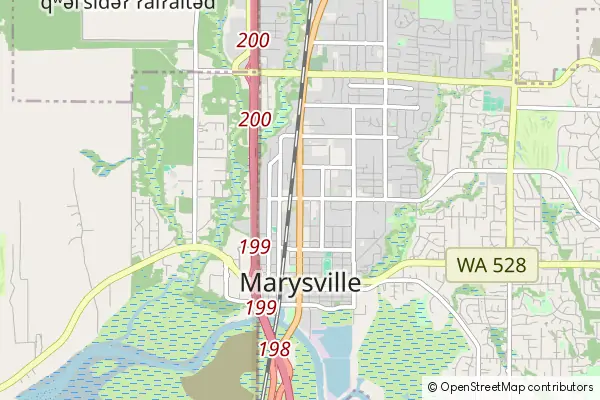 Mapa Marysville