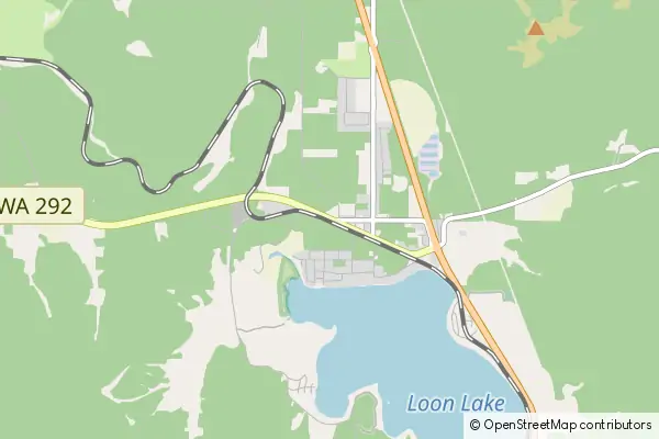 Mapa Loon Lake